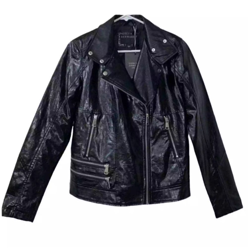 Bernardo Black Faux Leather
Jacket(Size Small)